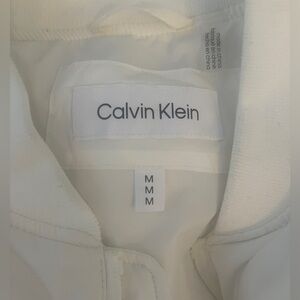 Men’s M, white, extra soft Calvin Klein jacket, perfect condition.